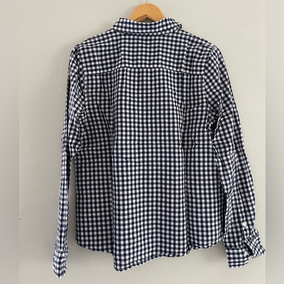 Crown & Ivy Black and White Checkered Button Down Shirt - Picture 2 of 5